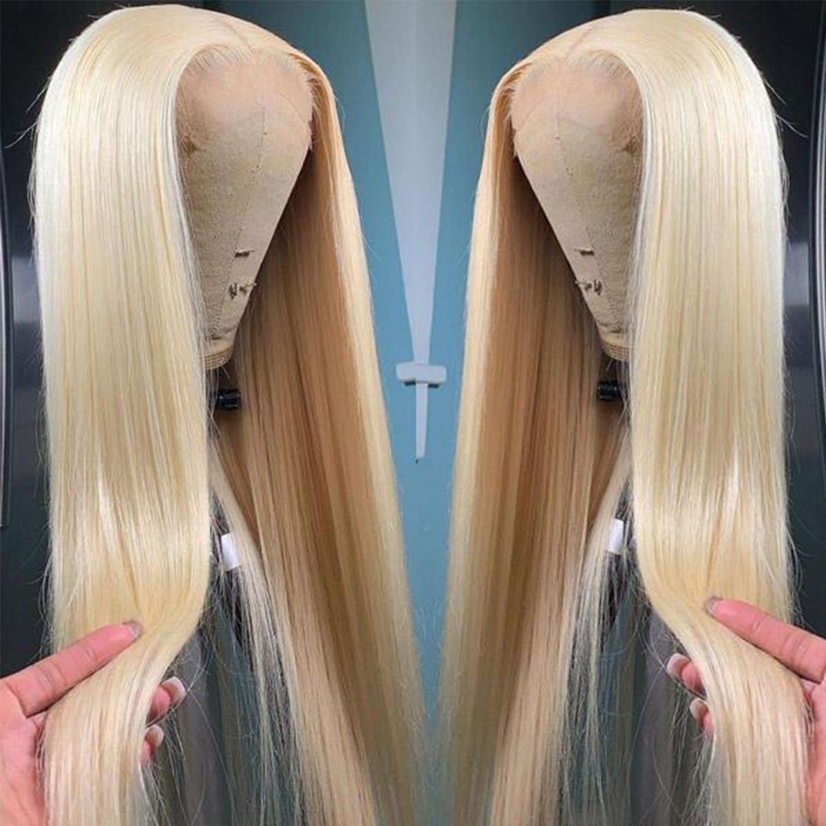 613 Straight Blonde Wig