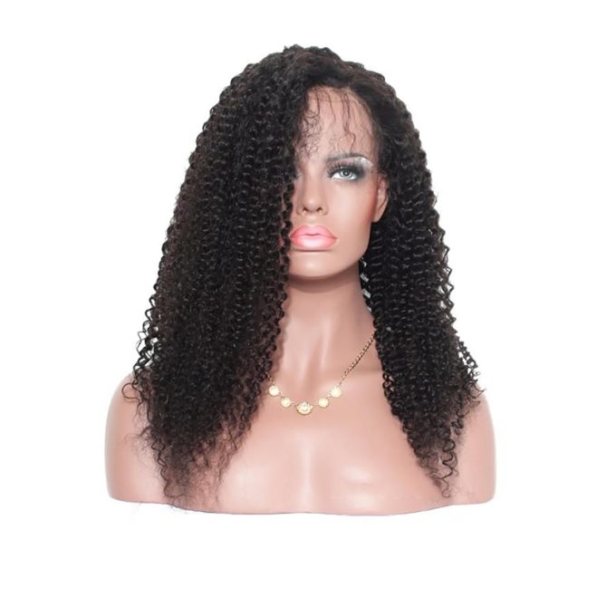 Kinky curly Middle Length Wig