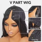 V Part Wig