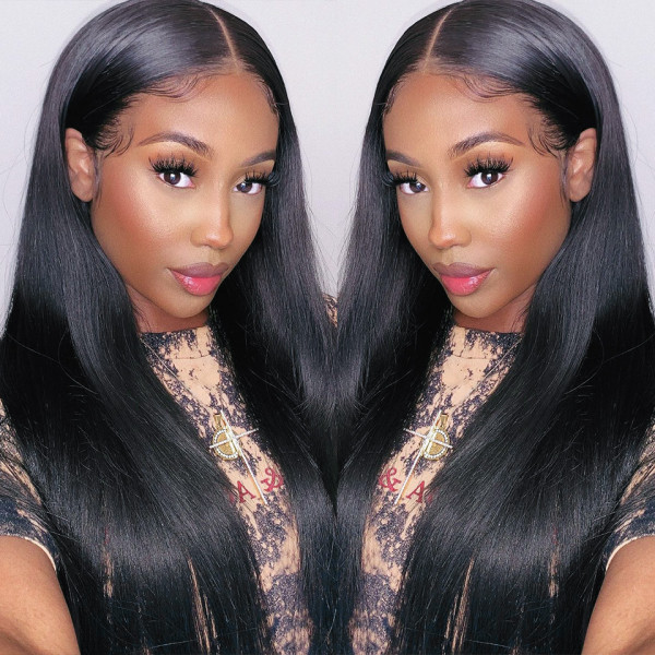 Glueless 13×4 13×6 Undetectable Lace Front Wig Straight