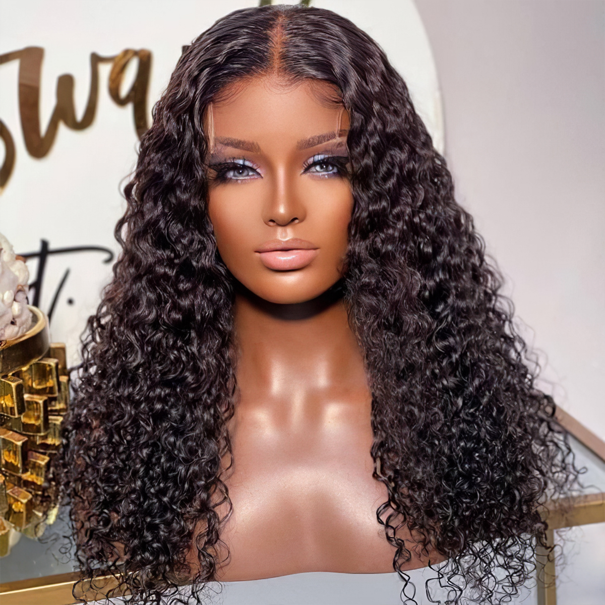 5x5 6x6 Curly Lace Wig