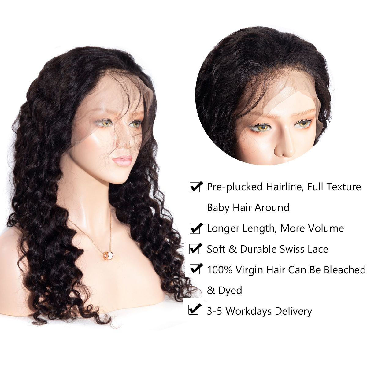 Loose Deep Wave 360 Lace Frontal Wig