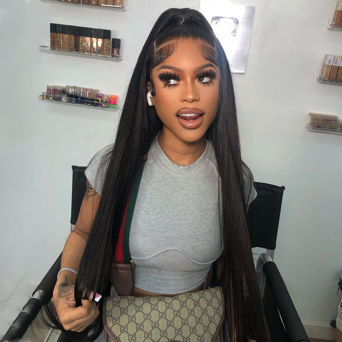 Straight 360 HD Lace Frontal Wig Full Lace Front Human Hair Wig