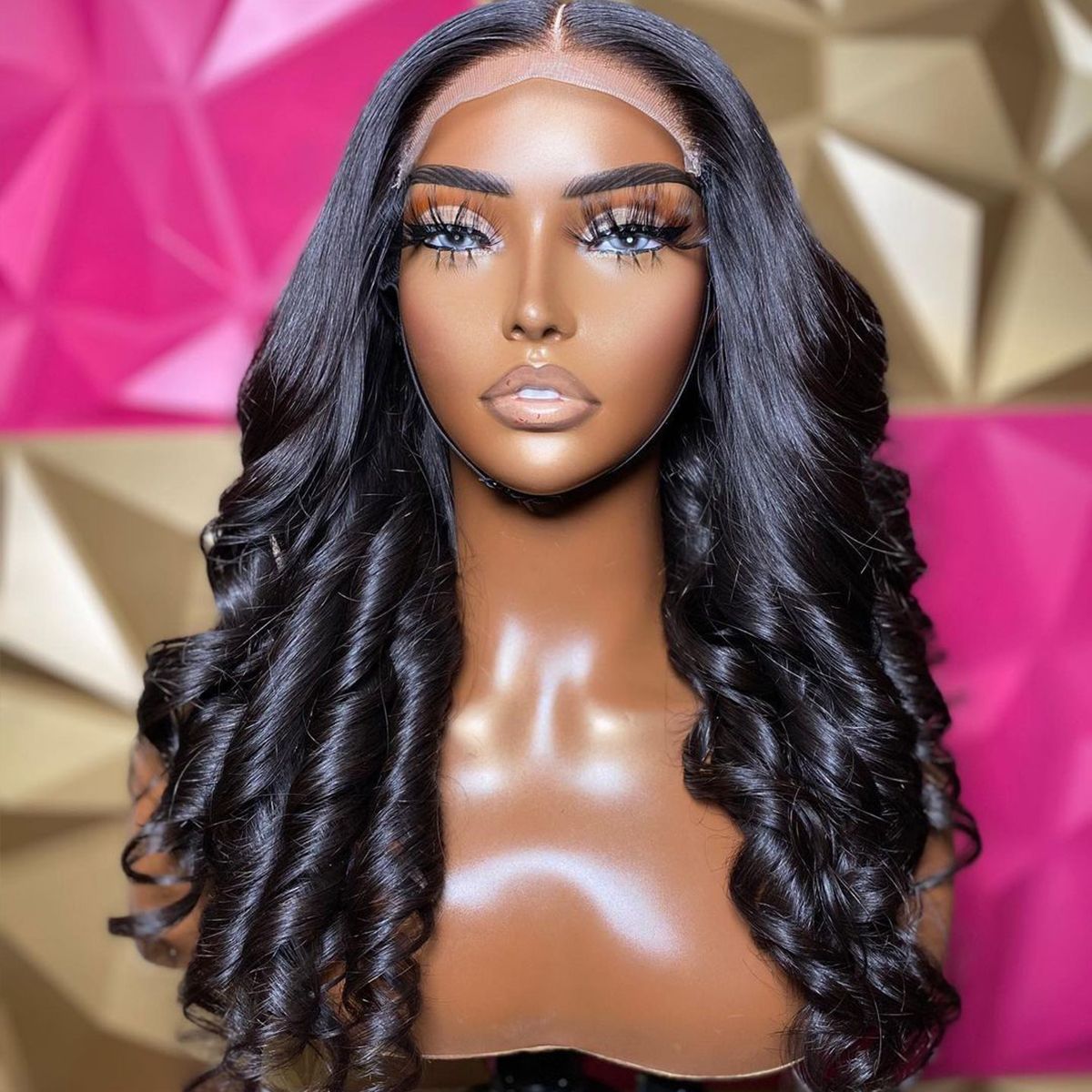 New Style Barrel Curls Wig HD Lace Front Wigs