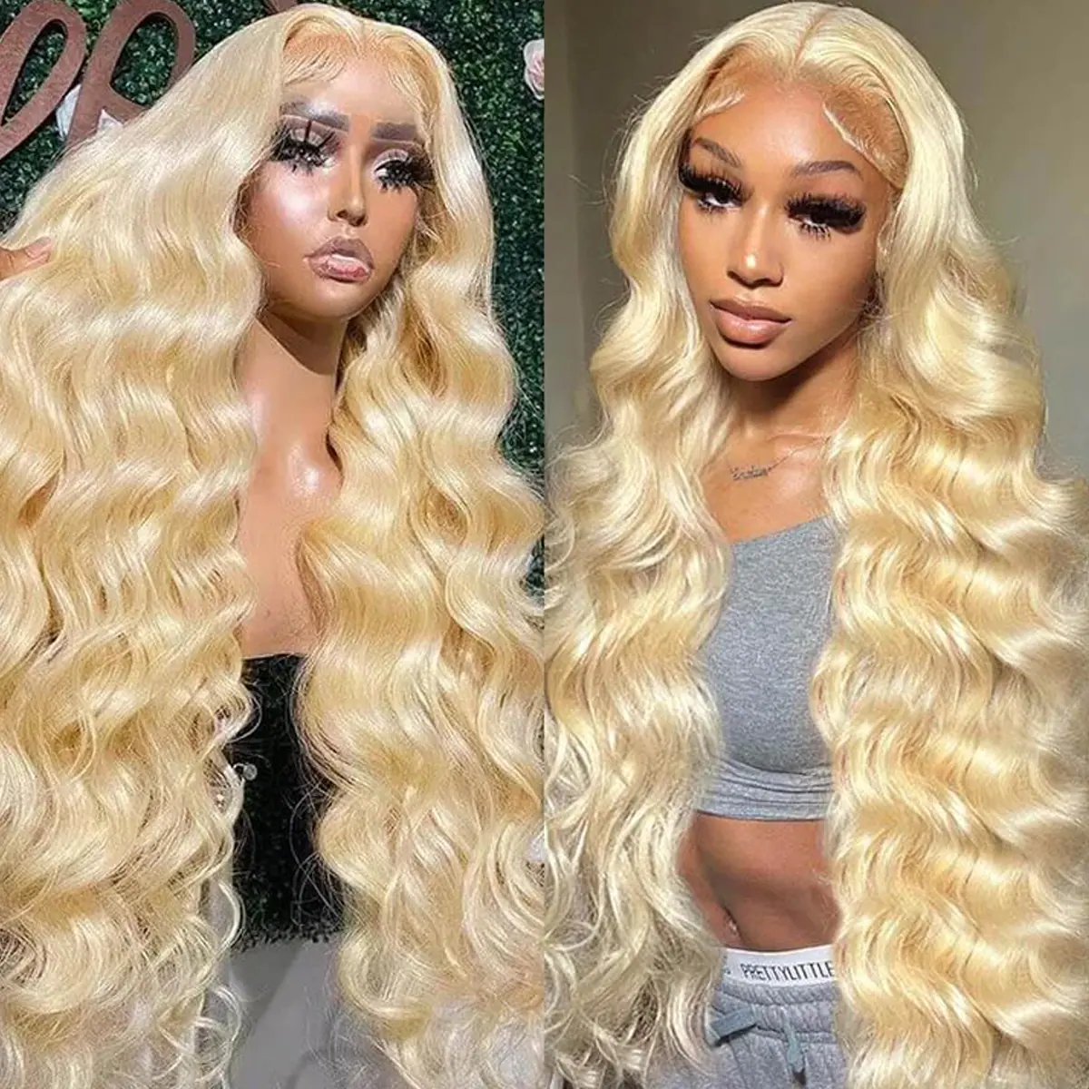 Blonde Human Hair Wig