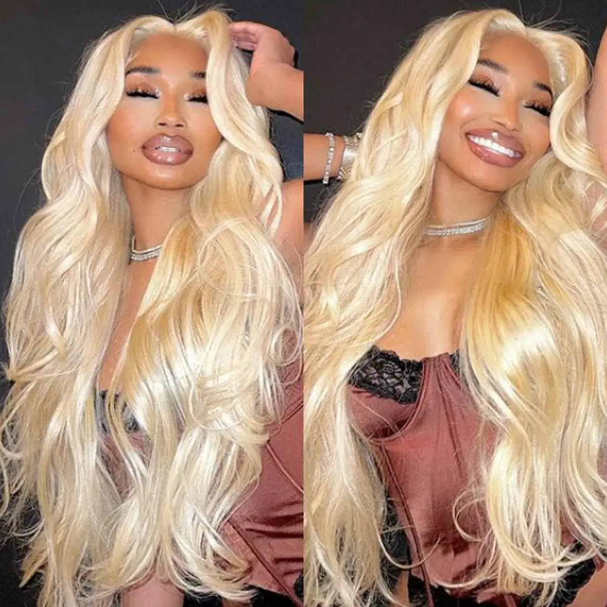 Blonde Human Hair Wig