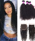 Curly Hair Bundles With 5×5 HD Lace Closure