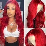 Red Body Wave Wig