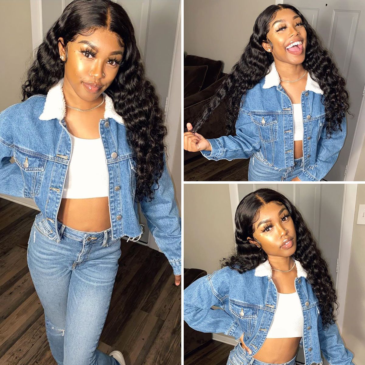 Loose Deep 360 Lace Frontal Wig
