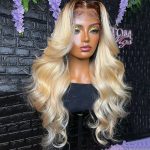 Blonde Wig With Dark Roots