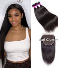 Straight Bundles With 6×6 Lace Closure