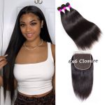 Straight Bundles With 6×6 Lace Closure