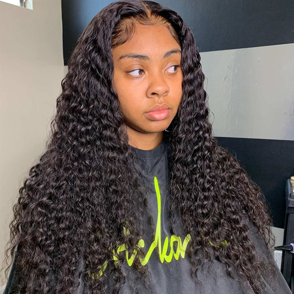 Deep Wave 360 Lace Frontal Wig