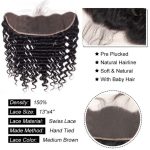 13x4 Lace Frontal Deep Wave