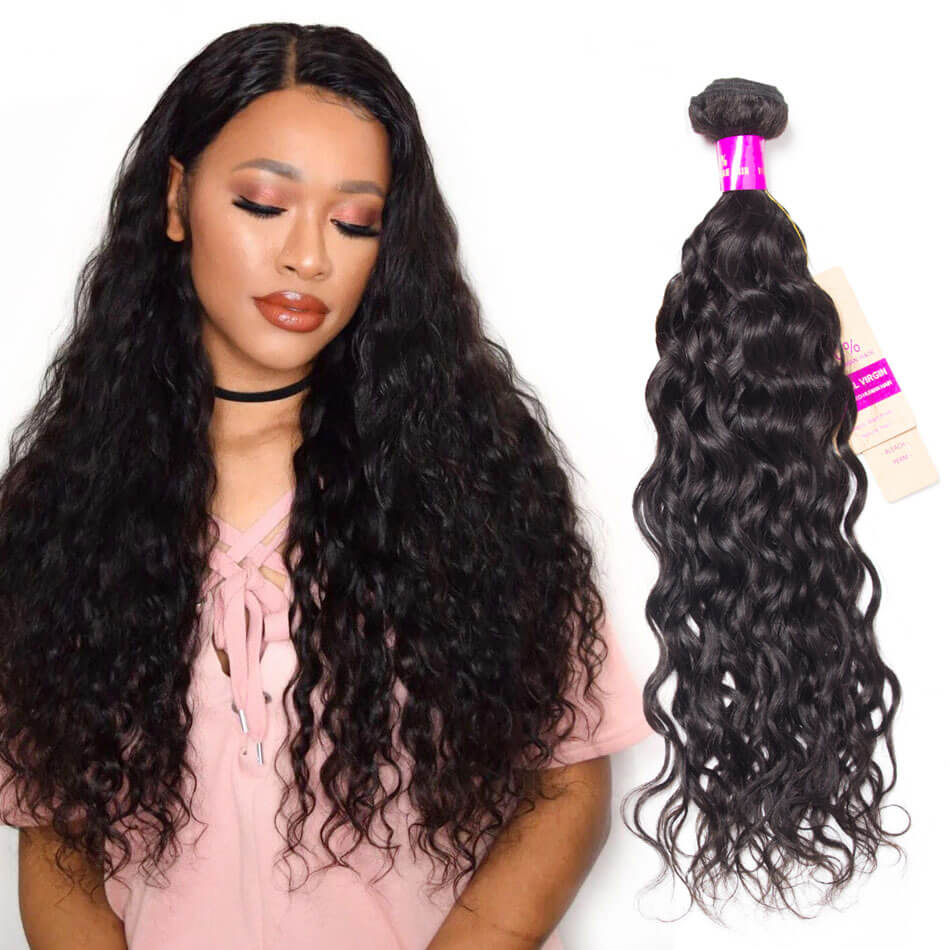 Wet and Wavy Human Hair Water Wave 1 Bundle