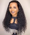 Curly Human Hair Wigs 13X4 13×6 Perfect HD Lace Full Frontal Wig