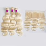 613 Blonde Body Wave Bundles With Frontal