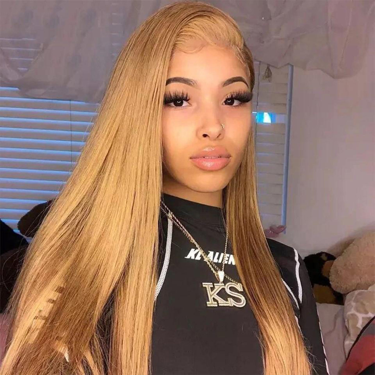 Upgrade 6×5 Wear And Go Pre Cut Lace Wigs #27 Honey Blonde Color 100% Glueless Body Wave & Straight HD Human Hair Wig