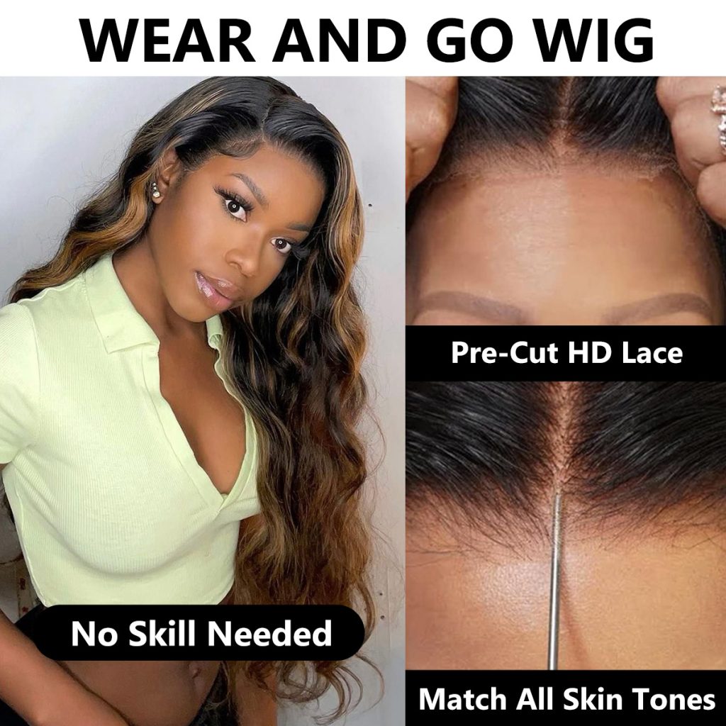 Wear and go pre cut lace wig 3