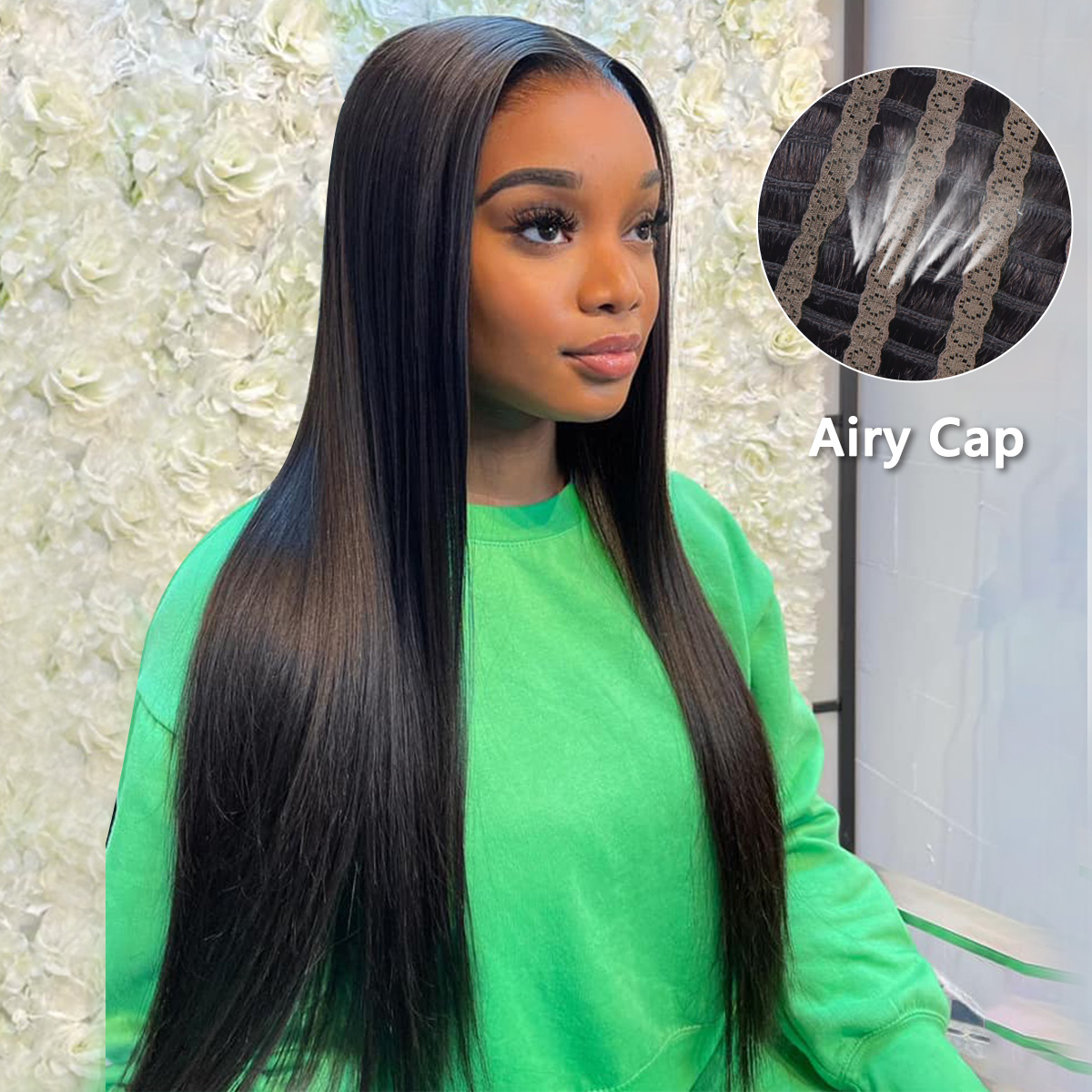 Straight Wear Go Glueless Wig Breathable Airy Cap 13×5 6×5 Pre Cut Lace Wig