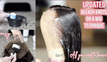 How To Bleach Knots On Your Human Hair Wig?