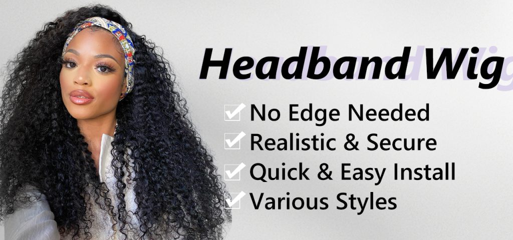 benifit of headband wig
