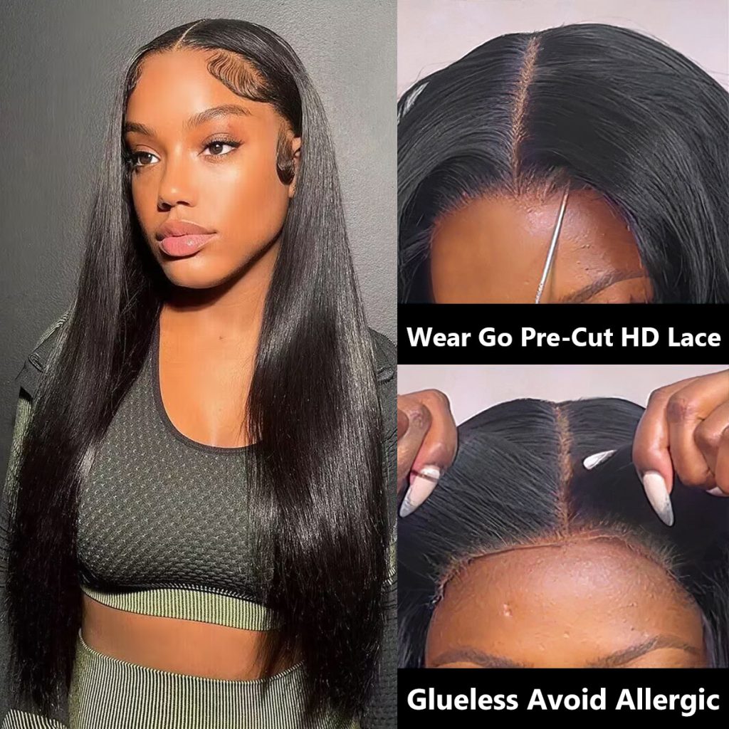 straight wear and go lace wig 2