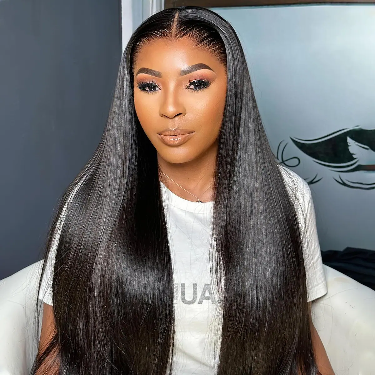 Wear Go Silk Base Straight Glueless HD Lace Wig Pre-Bleached Knots 6×5 Human Hair Wig
