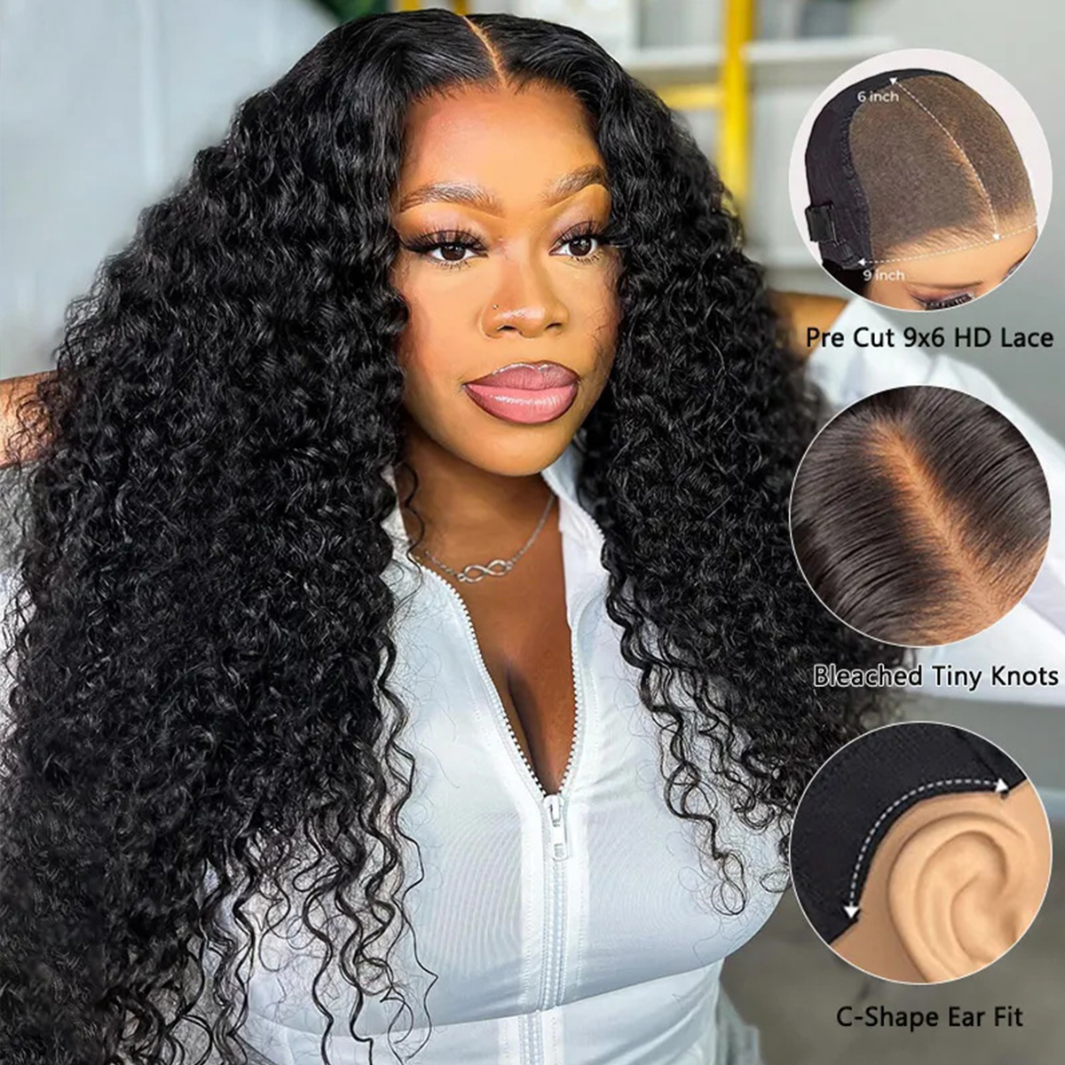 Deep Wave Parting Max 9×6 Wear Go Glueless Wig No Skills Needed Pre-Everything Lace Wig
